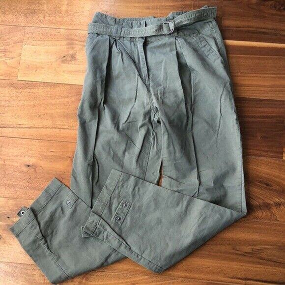 H&M Pleated Cargo Pants Size 6 - Picture 1 of 8